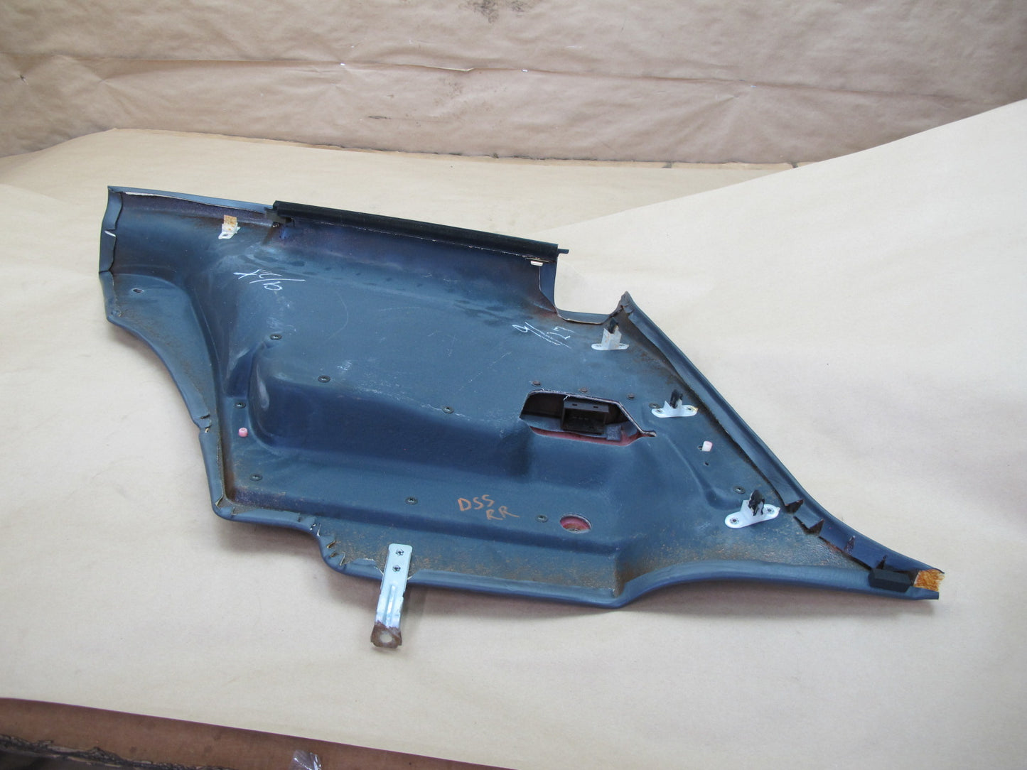 92-97 Subaru SVX Set of 2 Rear Quarter Interior Trim Cover Panel Gray OEM