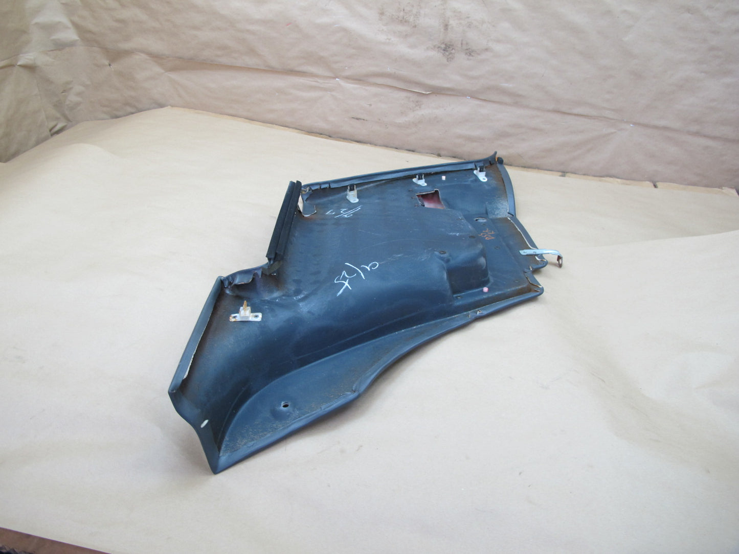 92-97 Subaru SVX Set of 2 Rear Quarter Interior Trim Cover Panel Gray OEM