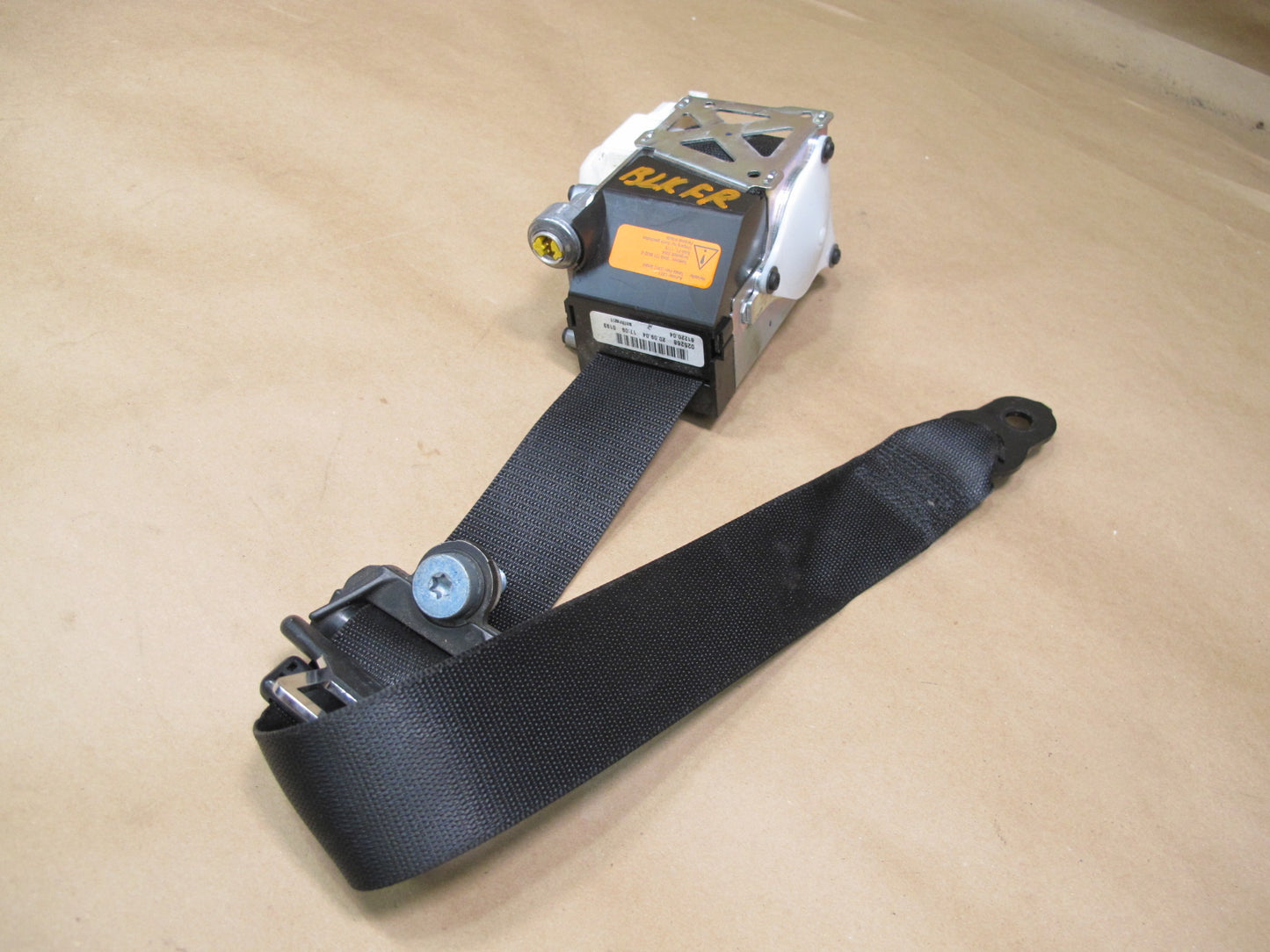 05-08 MERCEDES R171 SLK350 FRONT RIGHT & LEFT SIDE SEATBELT RETRACTOR SET OEM
