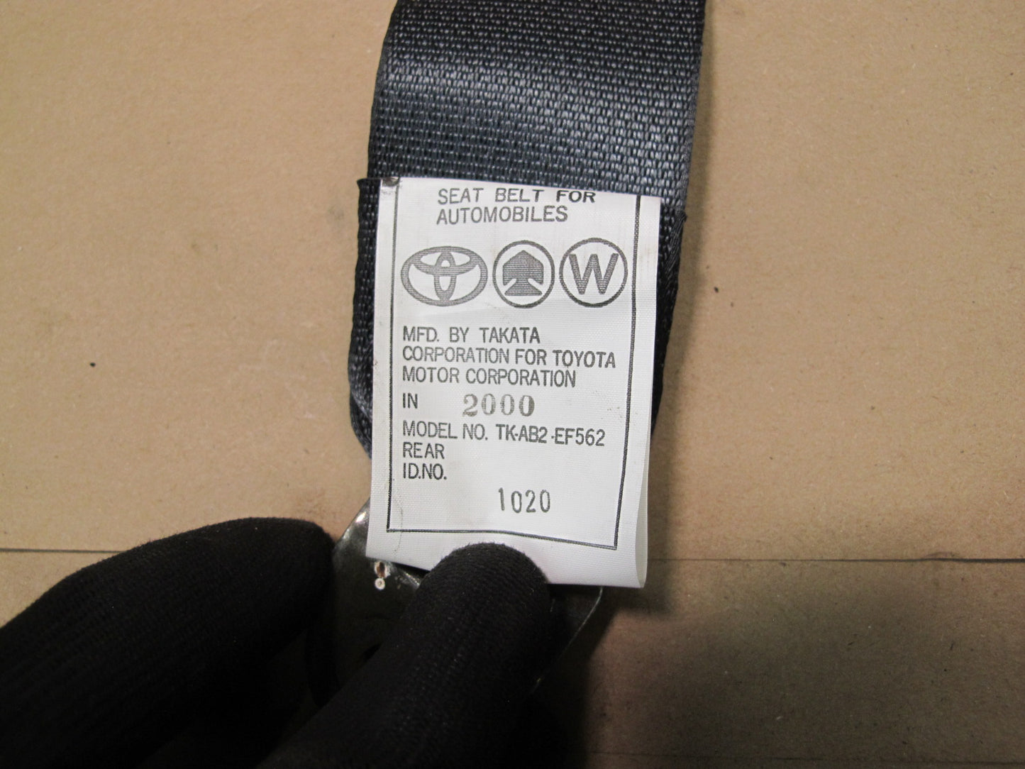 01-05 LEXUS GS300 GS430 REAR LEFT CENTER RIGHT SIDE SEATBELT RETRACTOR SET OEM