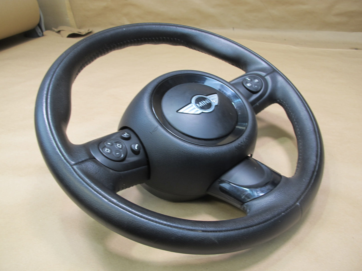 11-16 MINI R60 COUNTRYMAN FRONT LEFT DRIVER SIDE STEERING WHEEL W/ SRS AIRBAG OEM