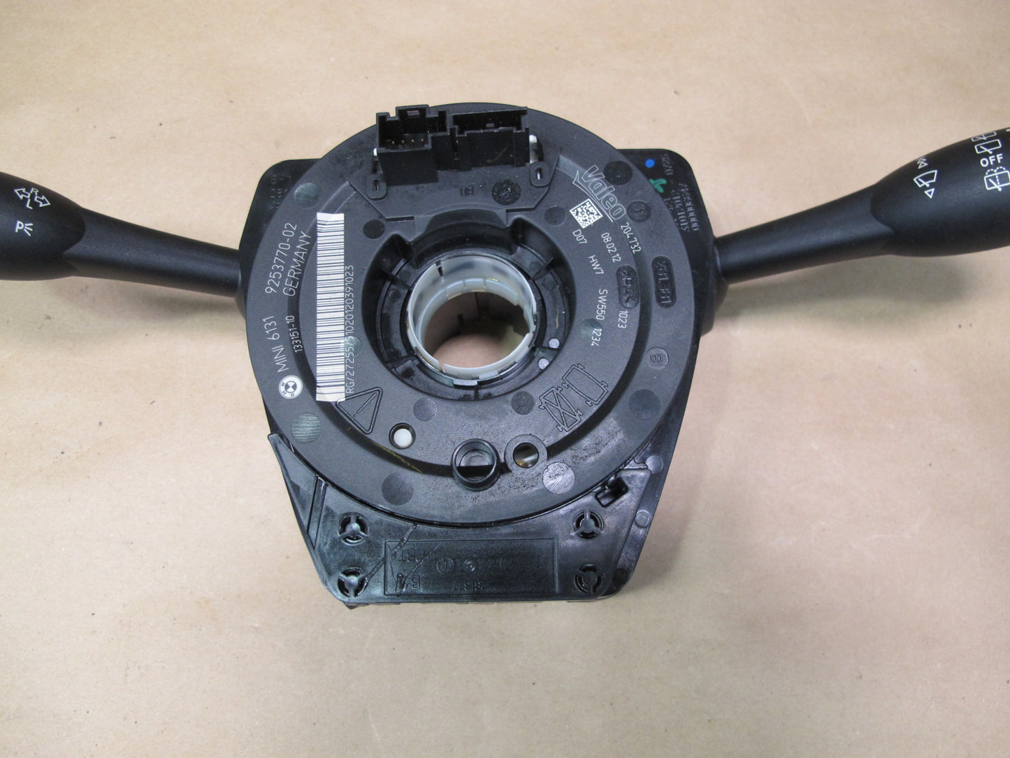 11-16 MINI R60 COUNTRYMAN STEERING COLUMN MULTI SWITCH CLOCK SPRING 9253770 OEM