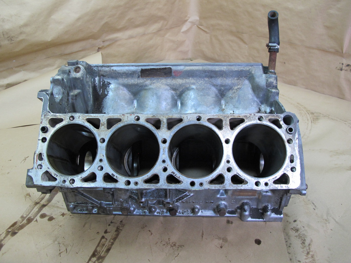 86-91 Mercedes W126 560SEL 5.5L M117 Engine Motor Block 1170112401 OEM