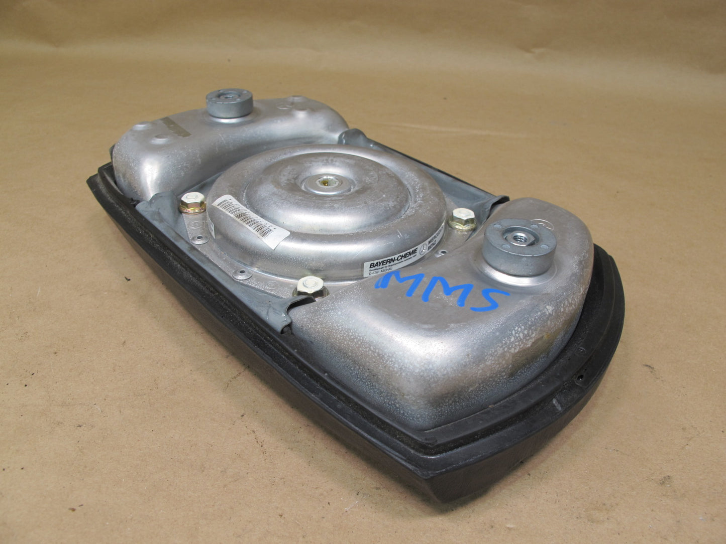 86-91 MERCEDES W126 560SEL FRONT LEFT DRIVER SIDE STEERING WHEEL SRS AIRBAG W/ CONTROL MODULE SET OEM