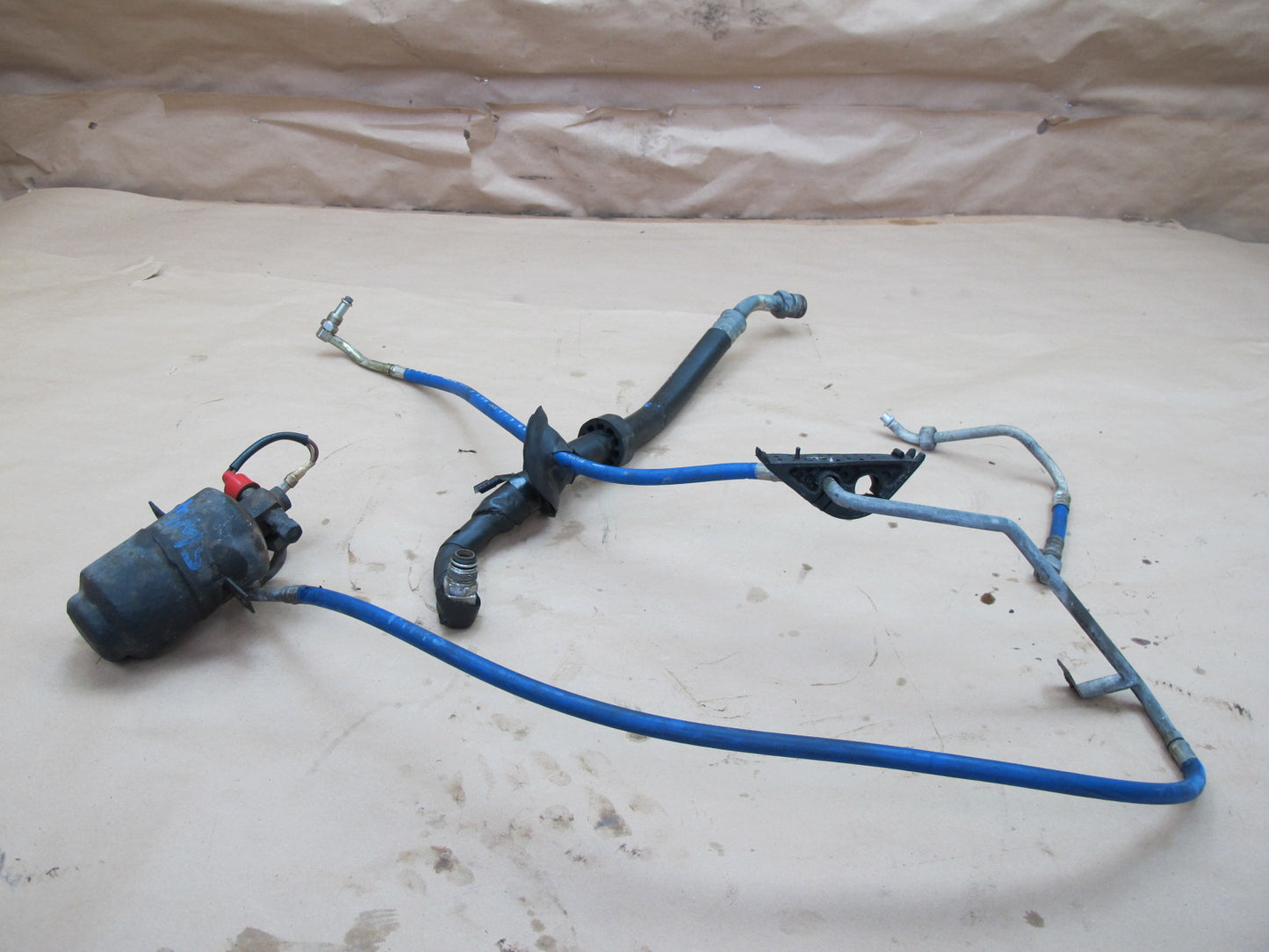 86-91 Mercedes W126 A/C Air Condition Dryer Drier Hose Pipe Line Set OEM