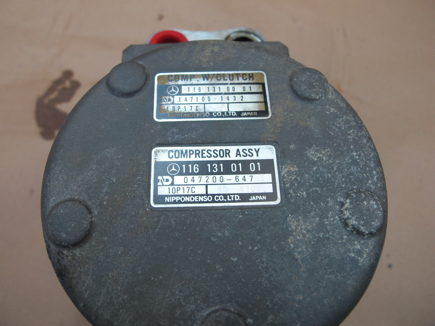 86-91 Mercedes W126 A/C Air Condition Compressor 1161310101 OEM