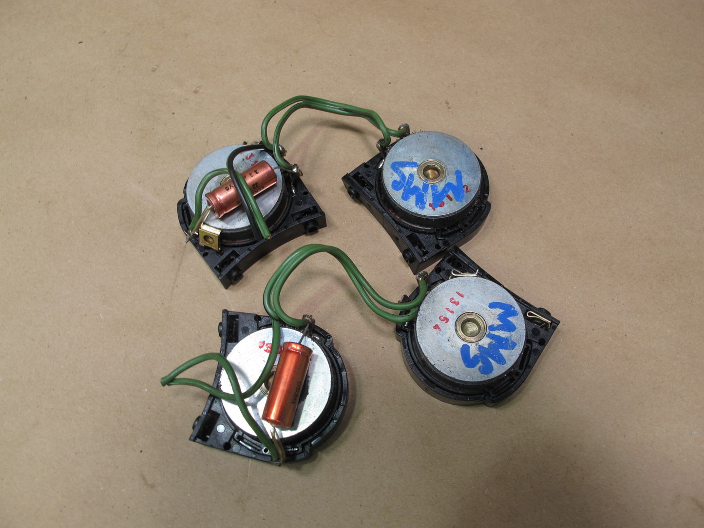 86-91 Mercedes W126 Set of 2 Pair Rear Left & Right Tweeter Speaker OEM