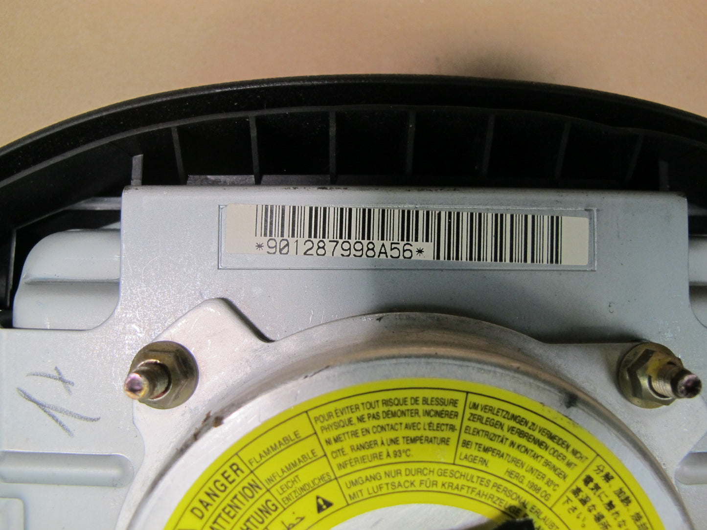 98-00 LEXUS LS400 FRONT LEFT DRIVER SIDE STEERING WHEEL SRS AIRBAG OEM