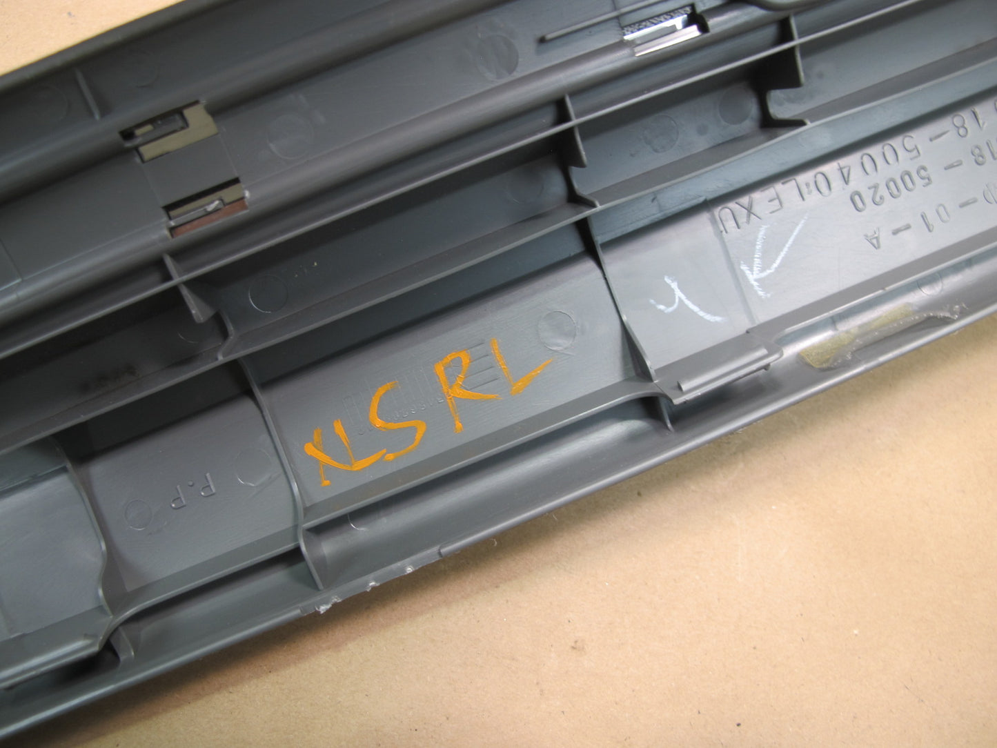 98-00 Lexus LS400 UCF20 Set of 2 Rear Door Scuff Sill Plate Trim Gray OEM