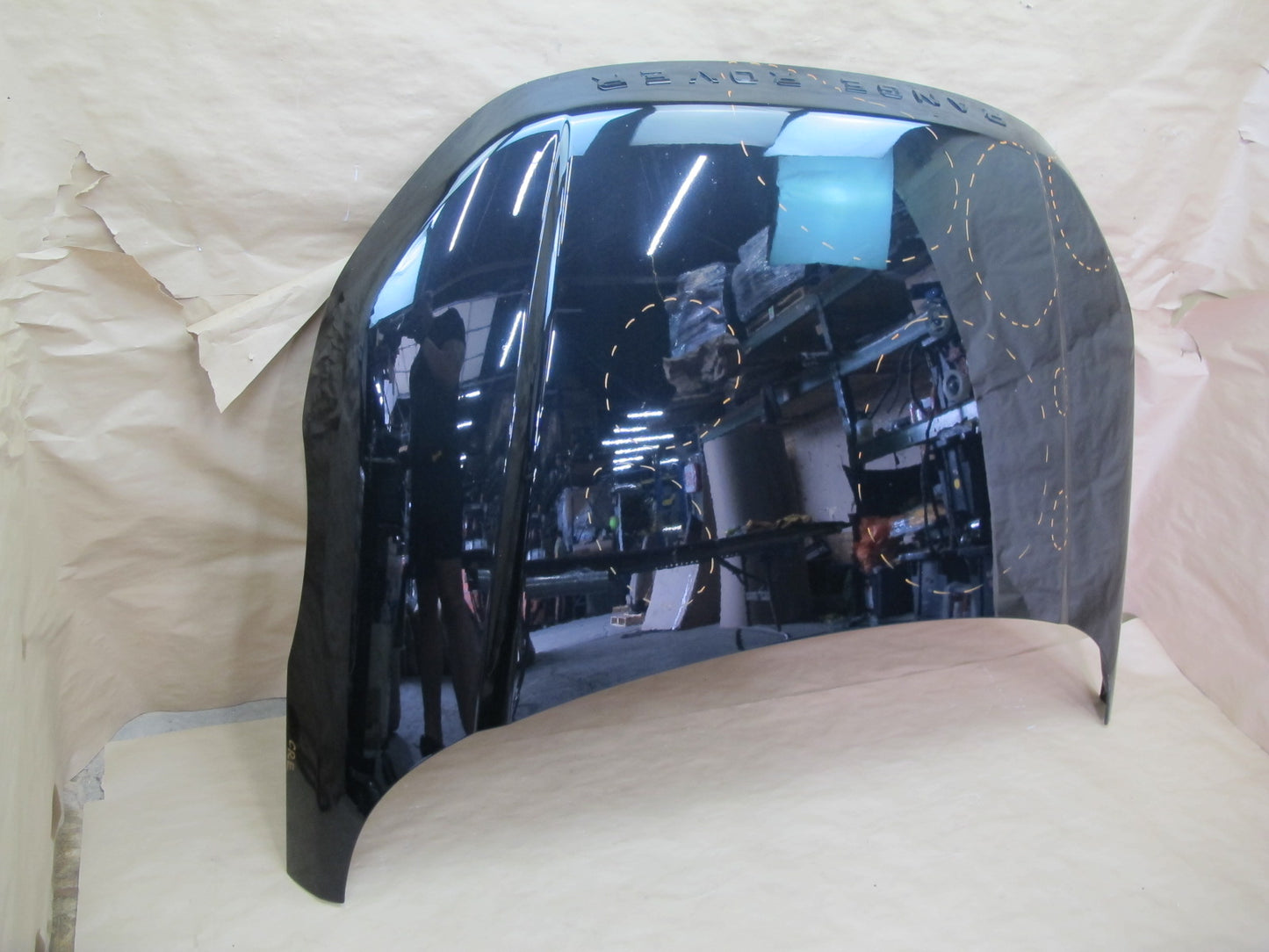 12-19 Range Rover Evoque L538 Front Hood Bonnet Shell Panel Cover Black OEM