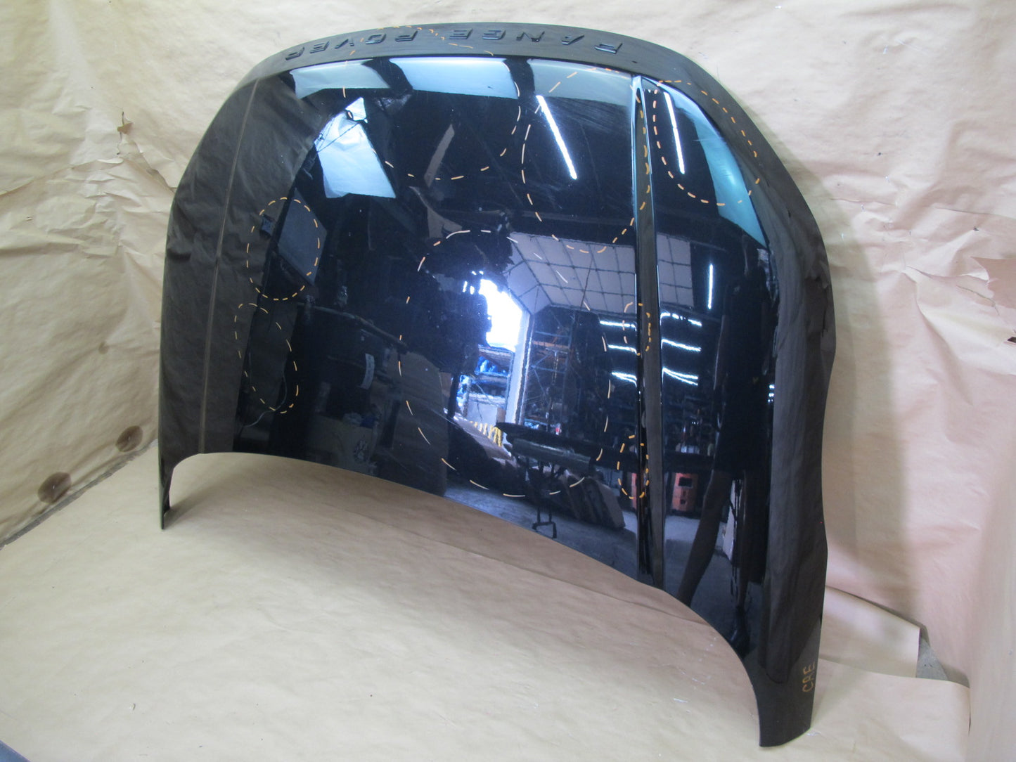 12-19 Range Rover Evoque L538 Front Hood Bonnet Shell Panel Cover Black OEM