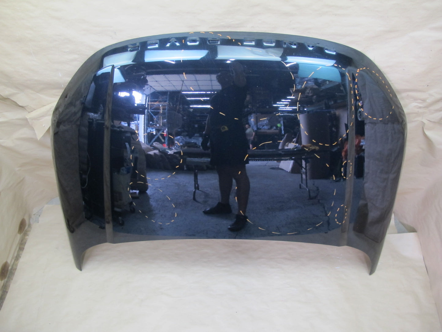 12-19 Range Rover Evoque L538 Front Hood Bonnet Shell Panel Cover Black OEM