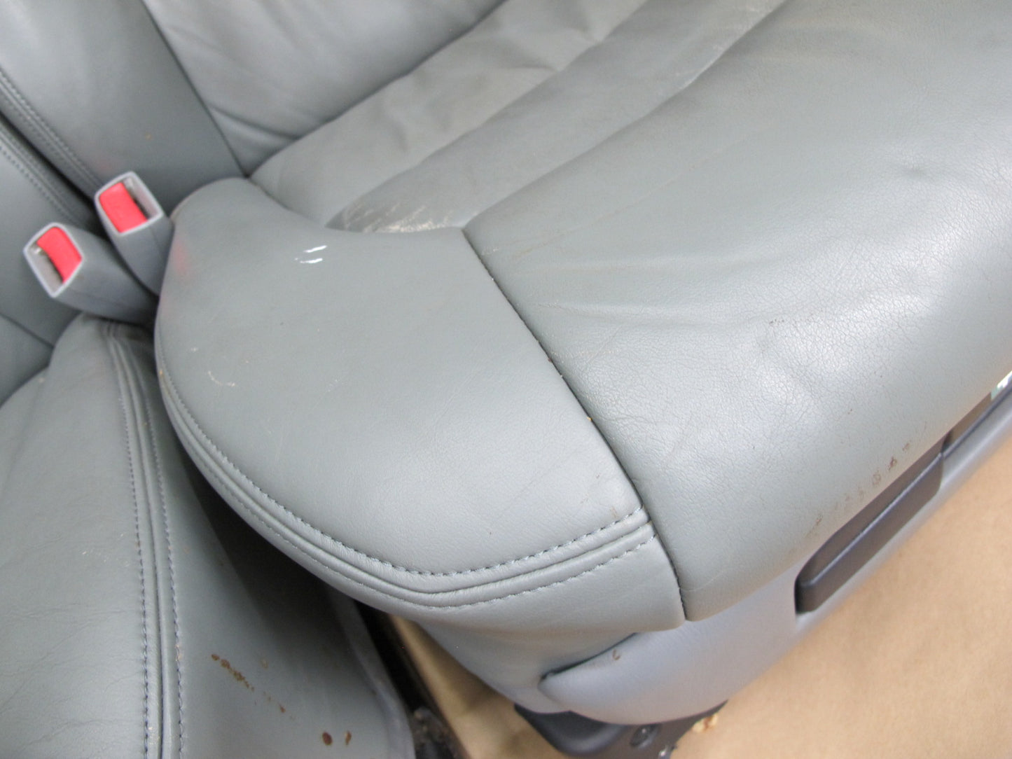 98-00 Lexus UCF20L LS400 Front & Rear Leather Seat Gray Complete Set OEM
