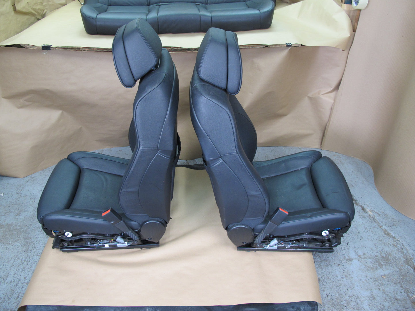 2011-2014 BMW E71 E72 X6 Front Rear Sport Comfort Heated Leather Seat Black Set