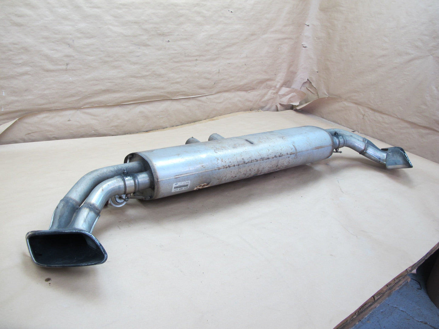 2008-2014 BMW E71 X6 N63 Rear Exhaust Muffler w Tips