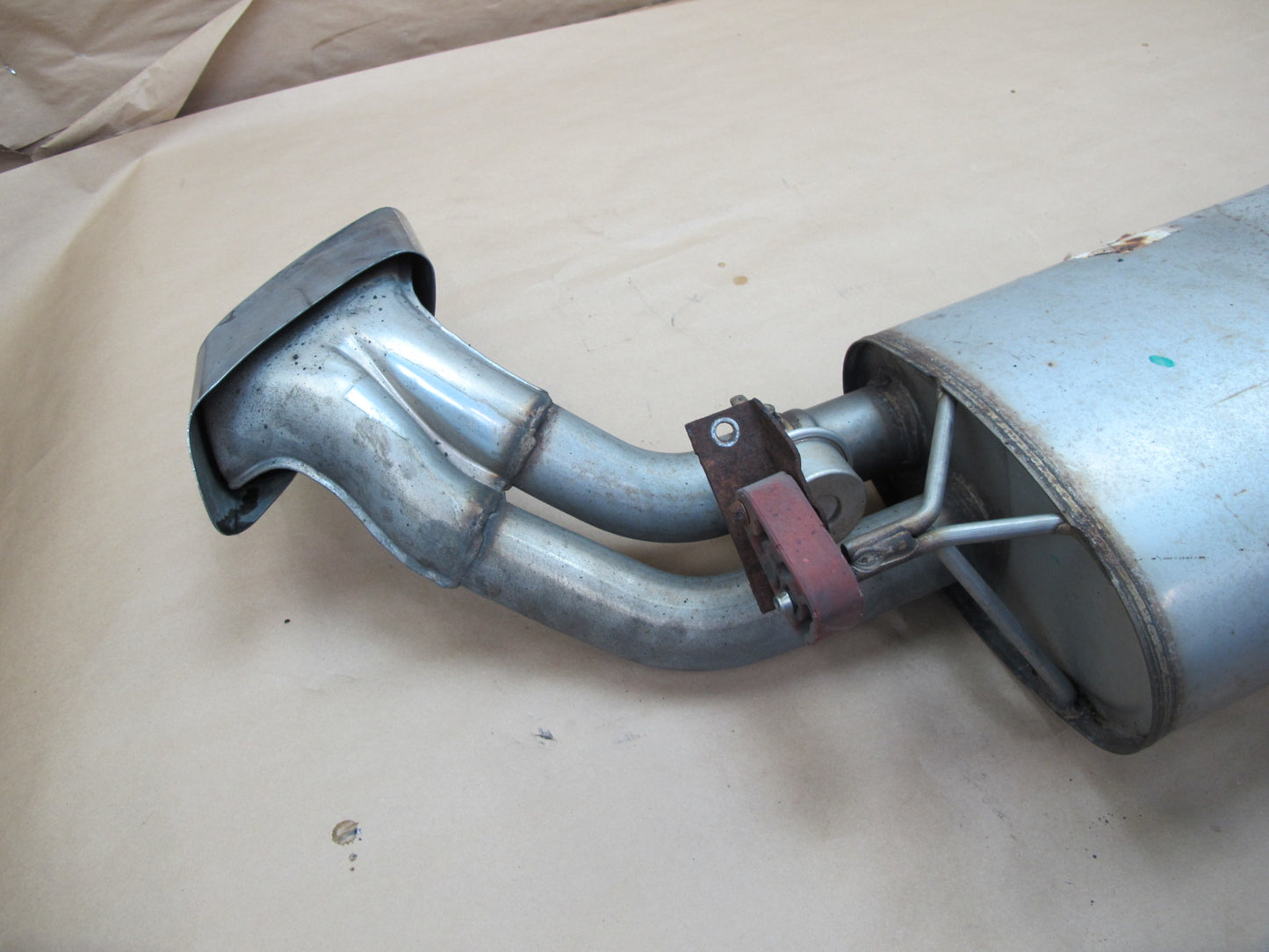 2008-2014 BMW E71 X6 N63 Rear Exhaust Muffler w Tips