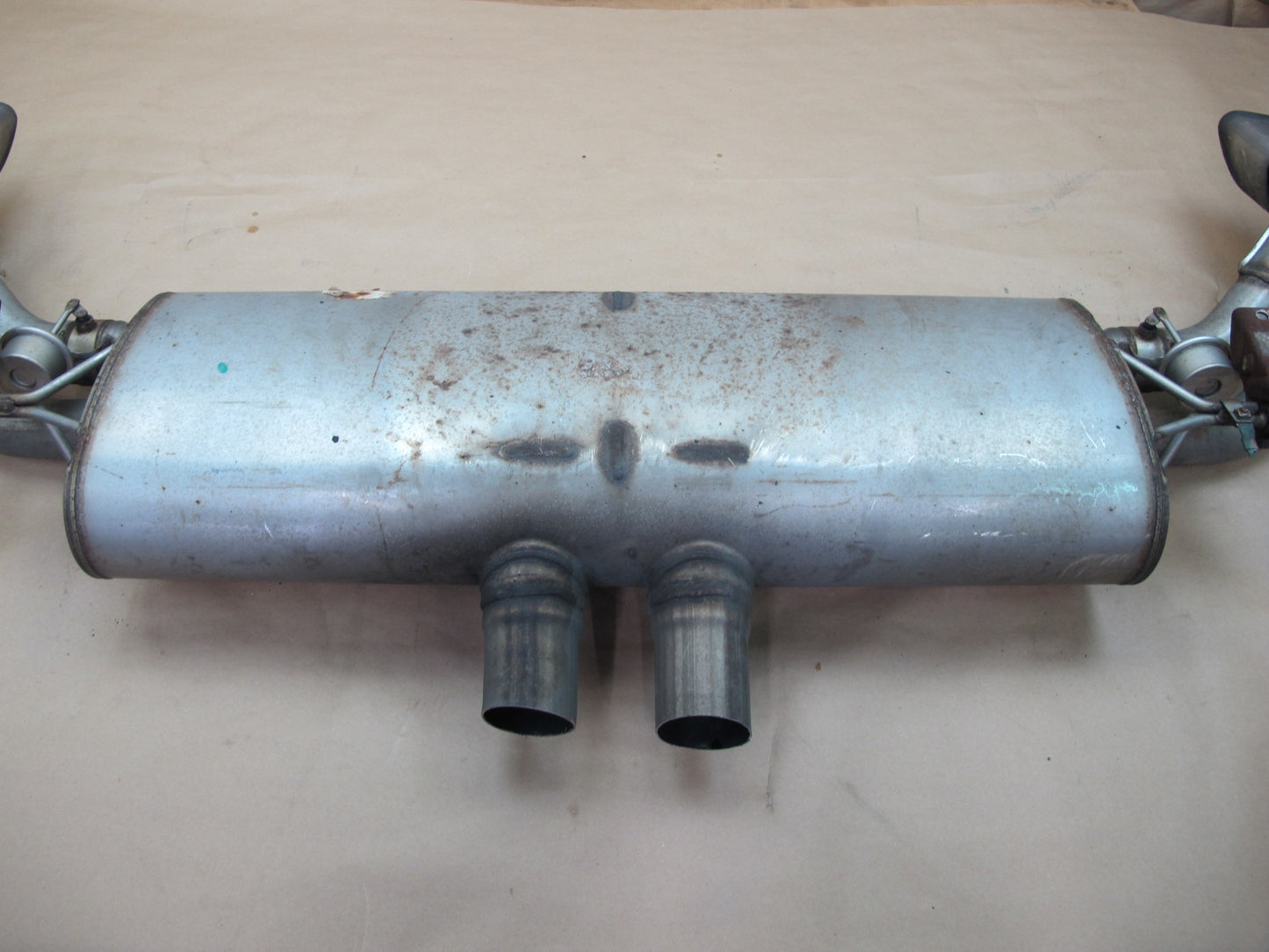 2008-2014 BMW E71 X6 N63 Rear Exhaust Muffler w Tips