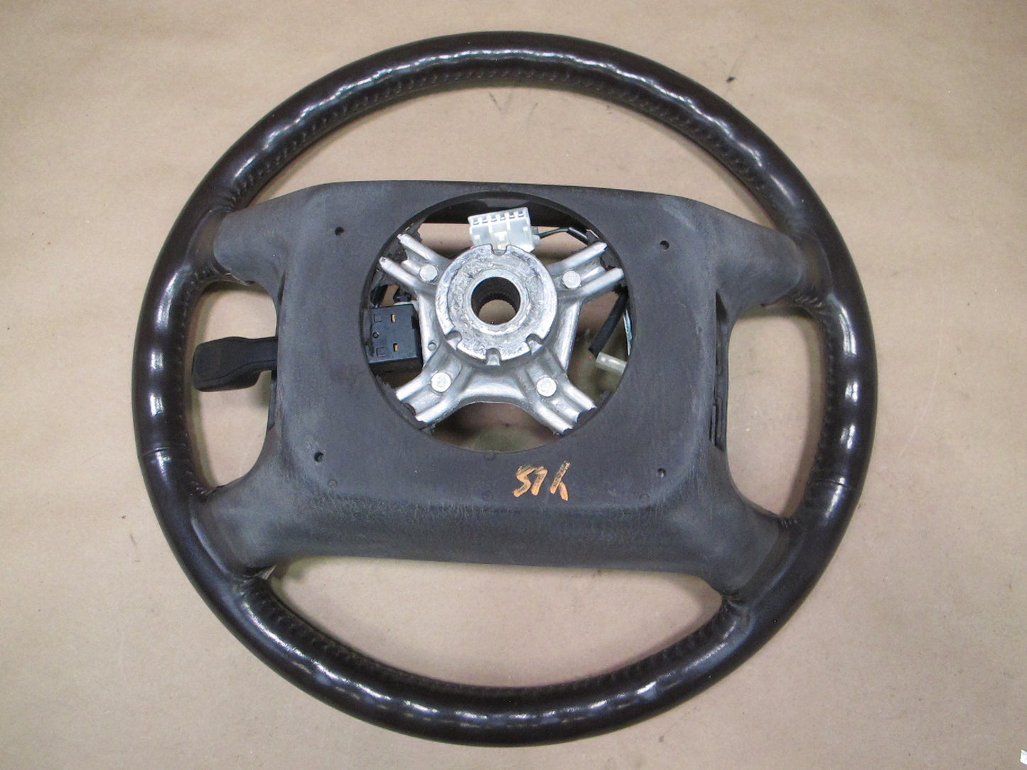 90-94 Lexus UCF10 LS400 Leather Steering w Cruise Switch OEM