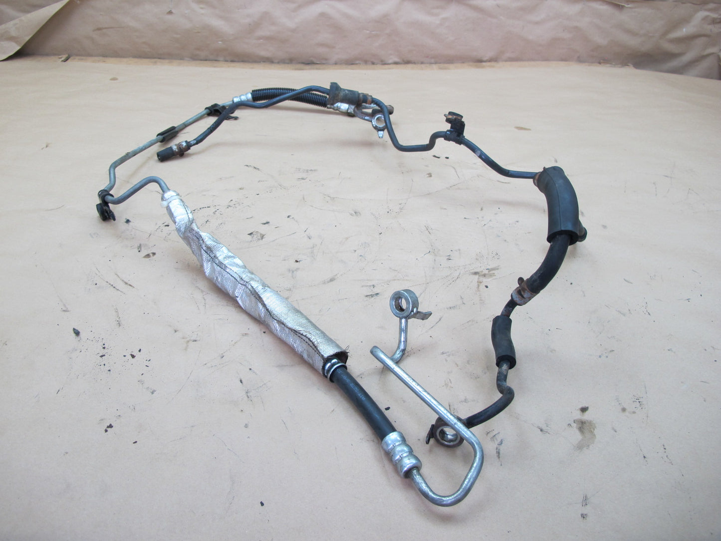 90-94 Lexus UCF10 LS400 Set of 2 Power Steering Hose Pipe Line OEM