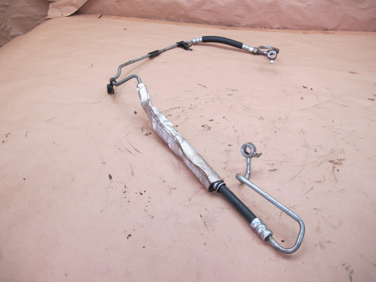 90-94 Lexus UCF10 LS400 Set of 2 Power Steering Hose Pipe Line OEM