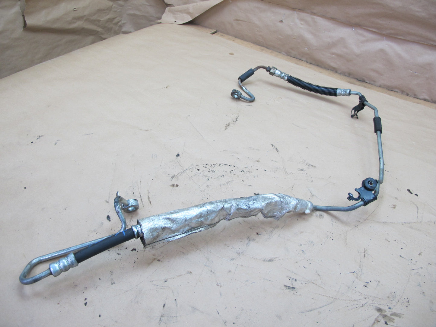 90-94 Lexus UCF10 LS400 Set of 2 Power Steering Hose Pipe Line OEM