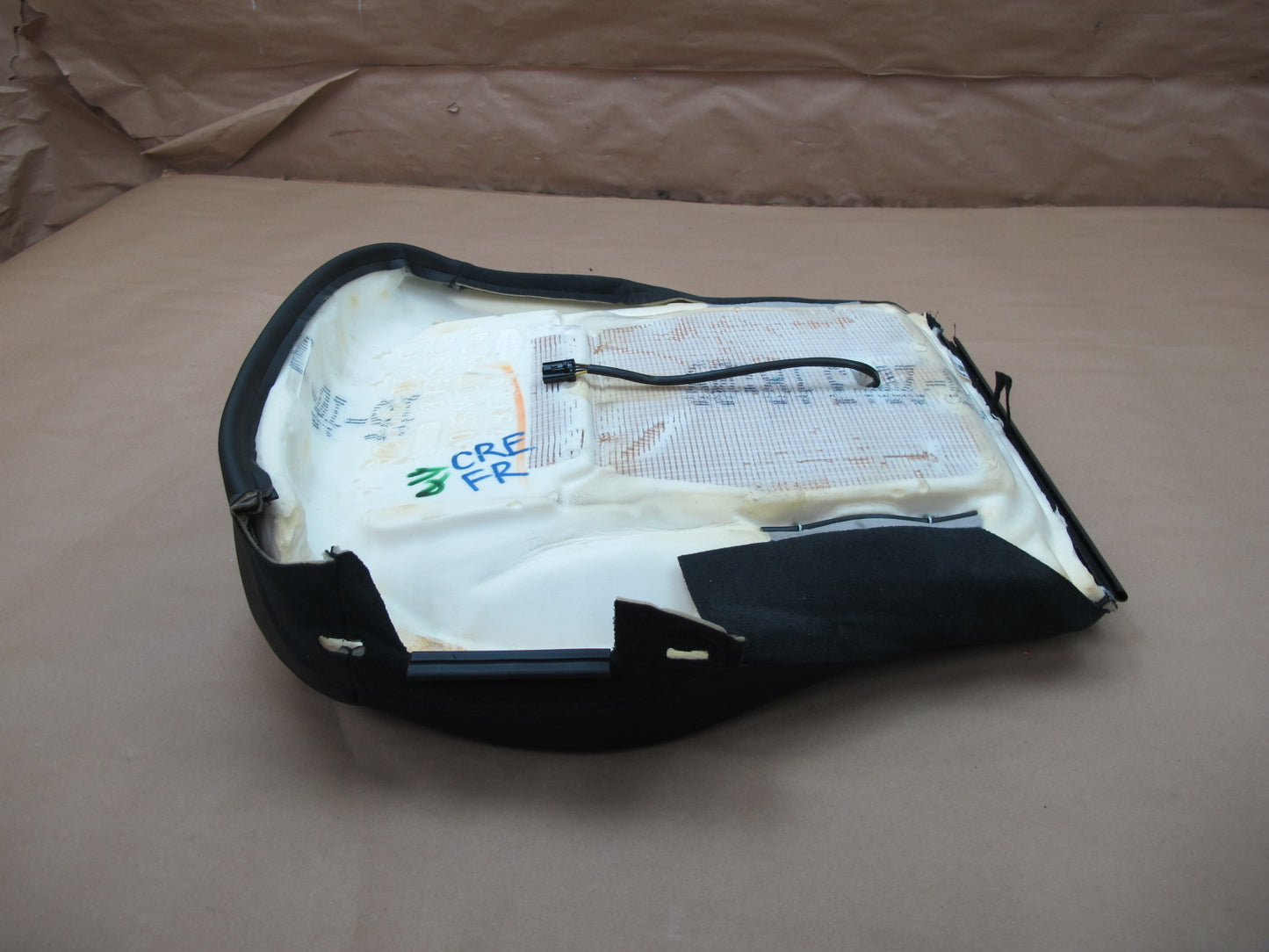 12-15 Range Rover Evoque Front Right Seat Lower Leather Cushion Black OEM