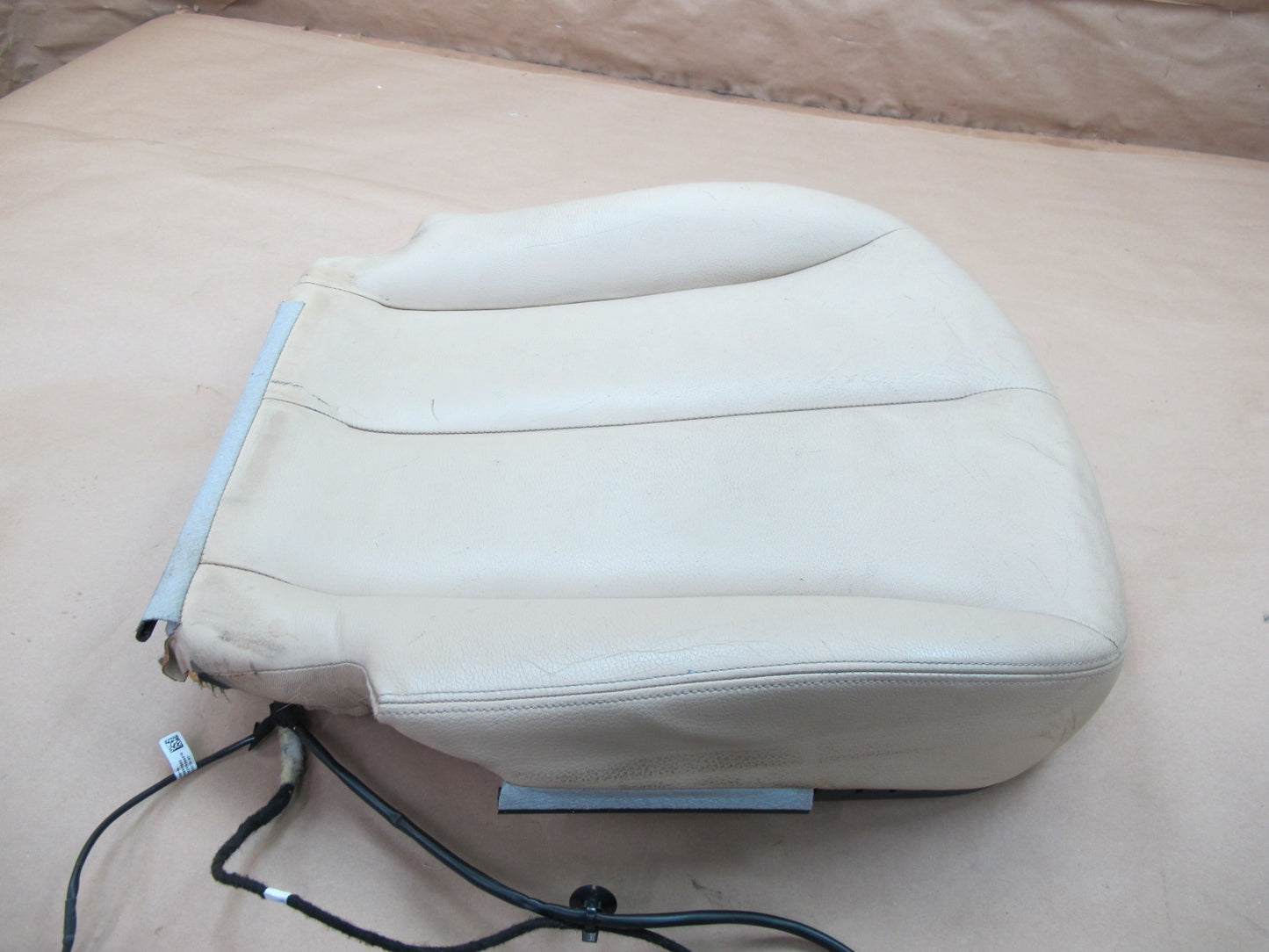 14-16 BMW F33 Convertible Front Right Leather Heated Seat Lower Cushion OEM
