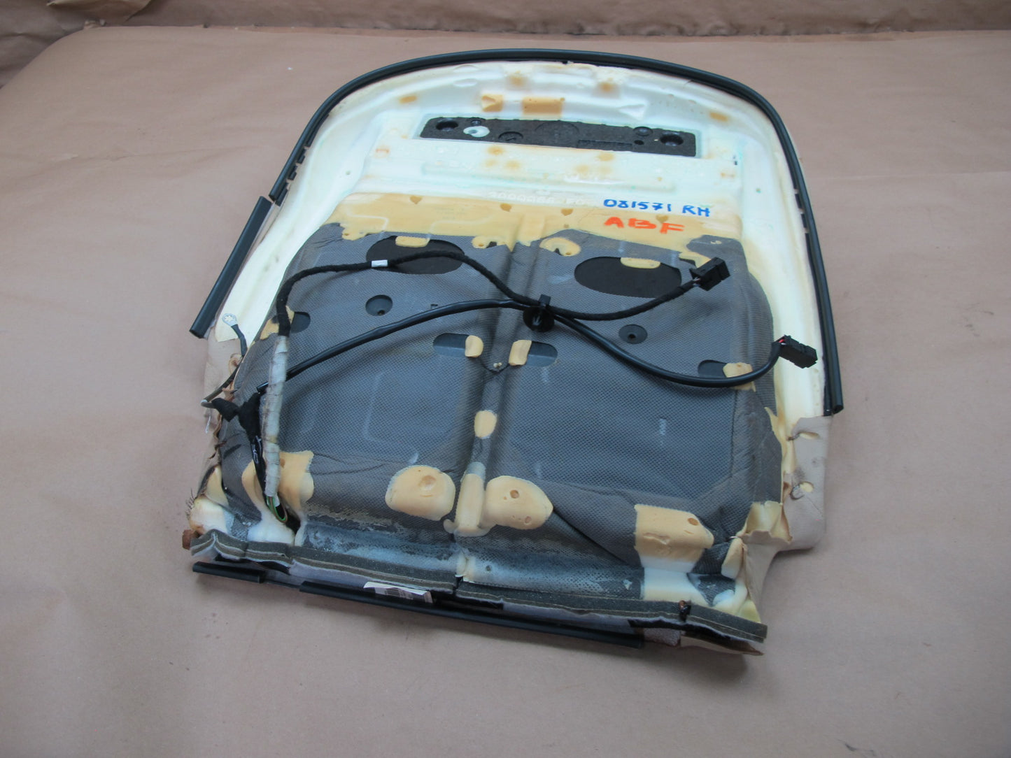 14-16 BMW F33 Convertible Front Right Leather Heated Seat Lower Cushion OEM