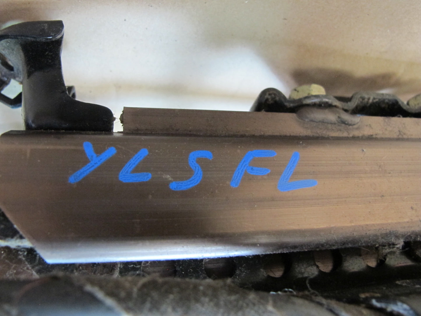 90-92 Lexus LS400 Front Left Seat Lower Frame Track Rail w Motor & Wire OEM