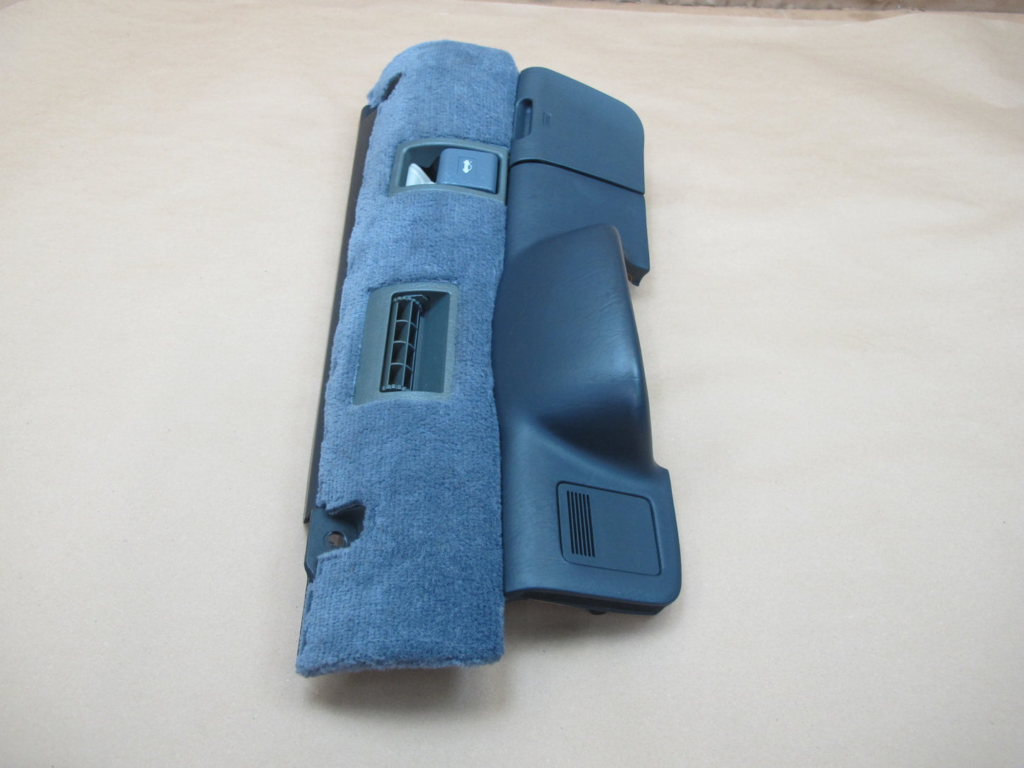 1992-1993 Lexus ES300 Left & Right Lower Dashboard Knee Panel Trim Dark Blue OEM