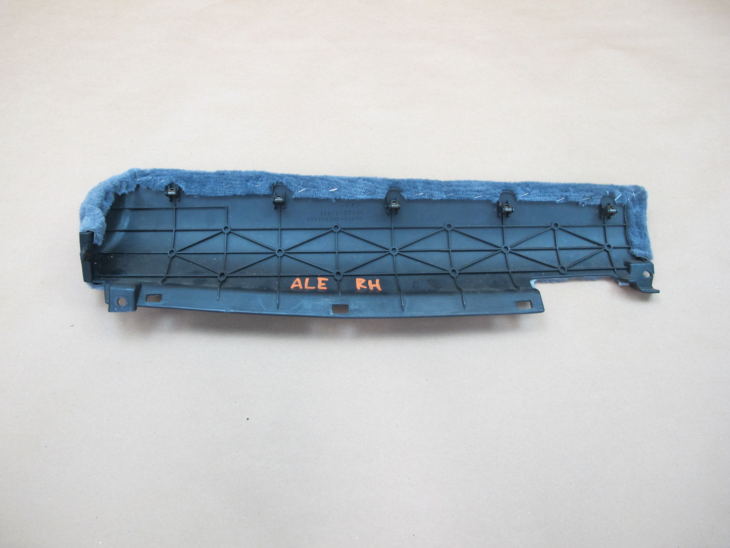 1992-1993 Lexus ES300 Left & Right Lower Dashboard Knee Panel Trim Dark Blue OEM