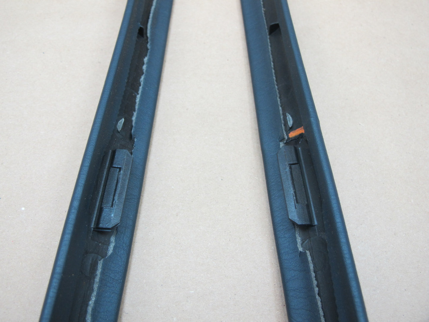 1992-1996 Lexus ES300 Left & Right Upper B Pillar Trim Cover Dark Blue OEM