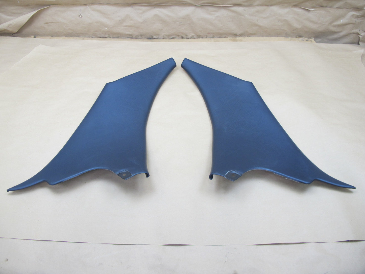 92-96 Lexus ES300 VCV10 Rear Left & Right Interior Quarter Trim Blue Set OEM