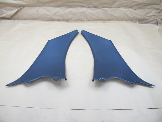 92-96 Lexus ES300 VCV10 Rear Left & Right Interior Quarter Trim Blue Set OEM