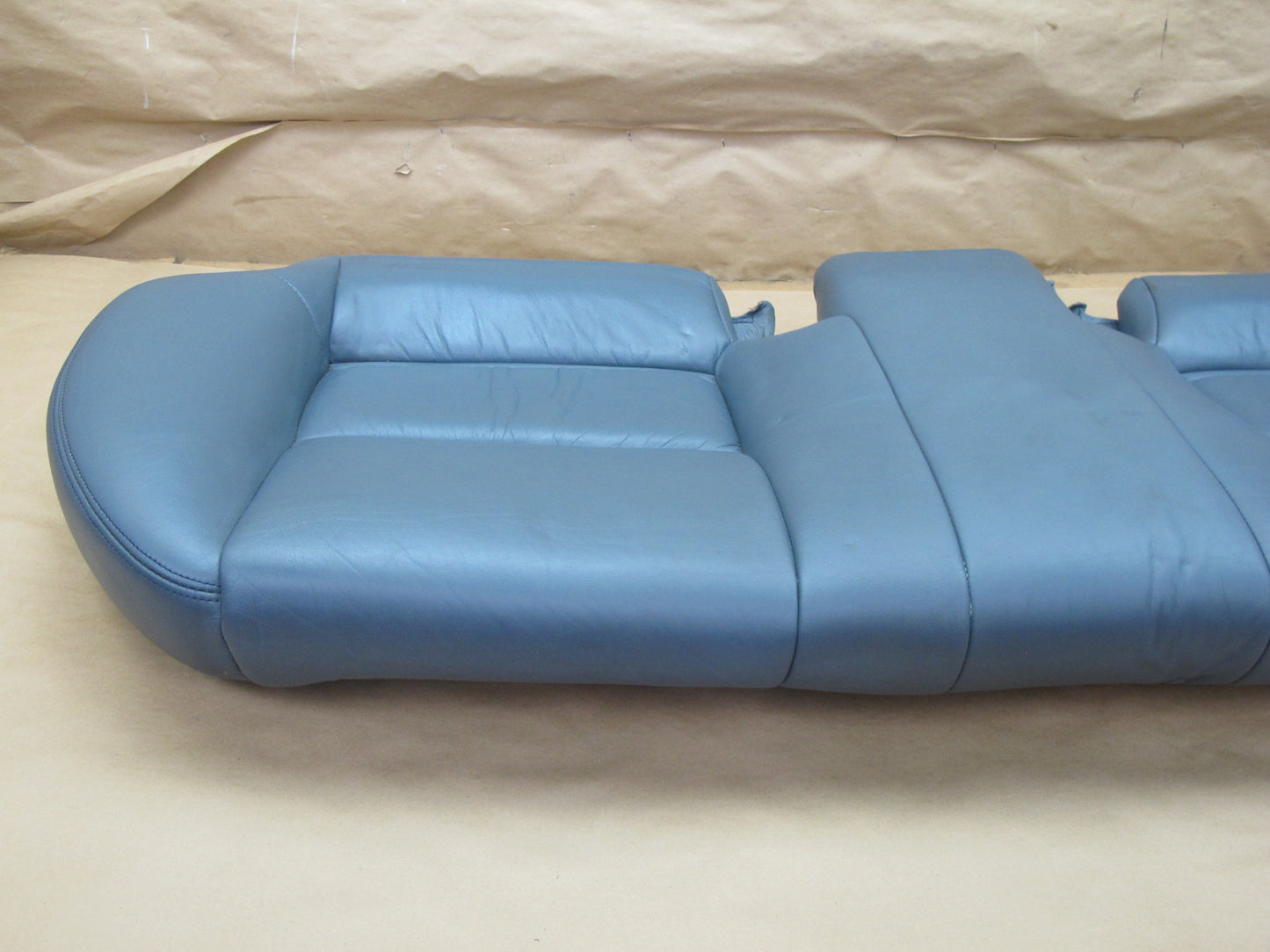 1992-1993 Lexus ES300 Rear Lower Seat Cushion Dark Blue Leather OEM