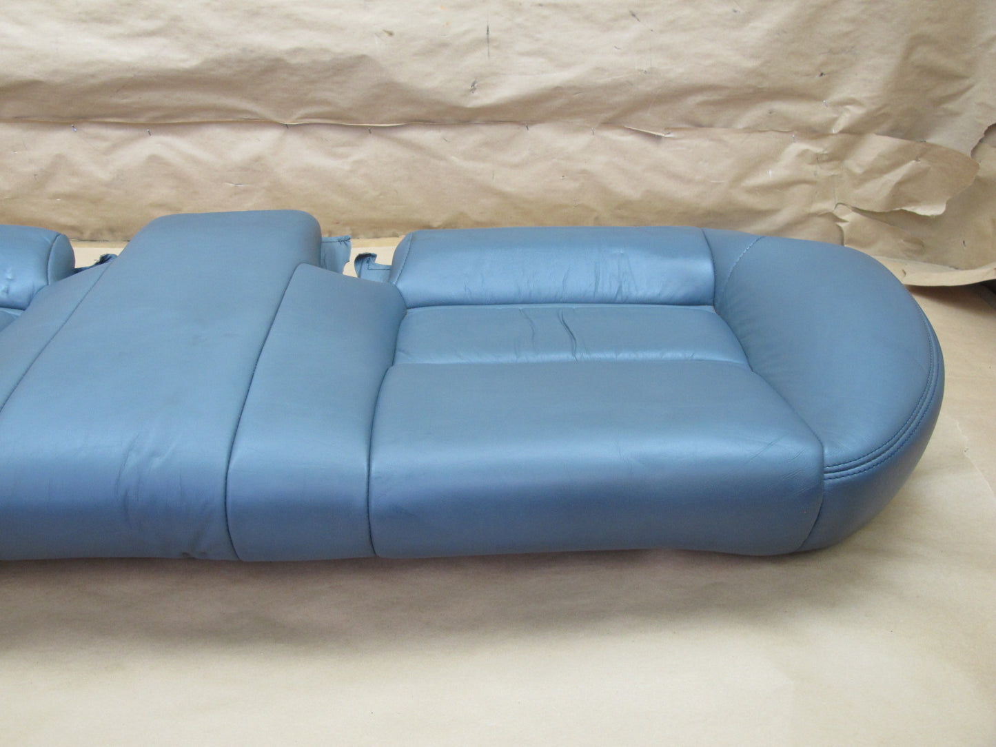 1992-1993 Lexus ES300 Rear Lower Seat Cushion Dark Blue Leather OEM