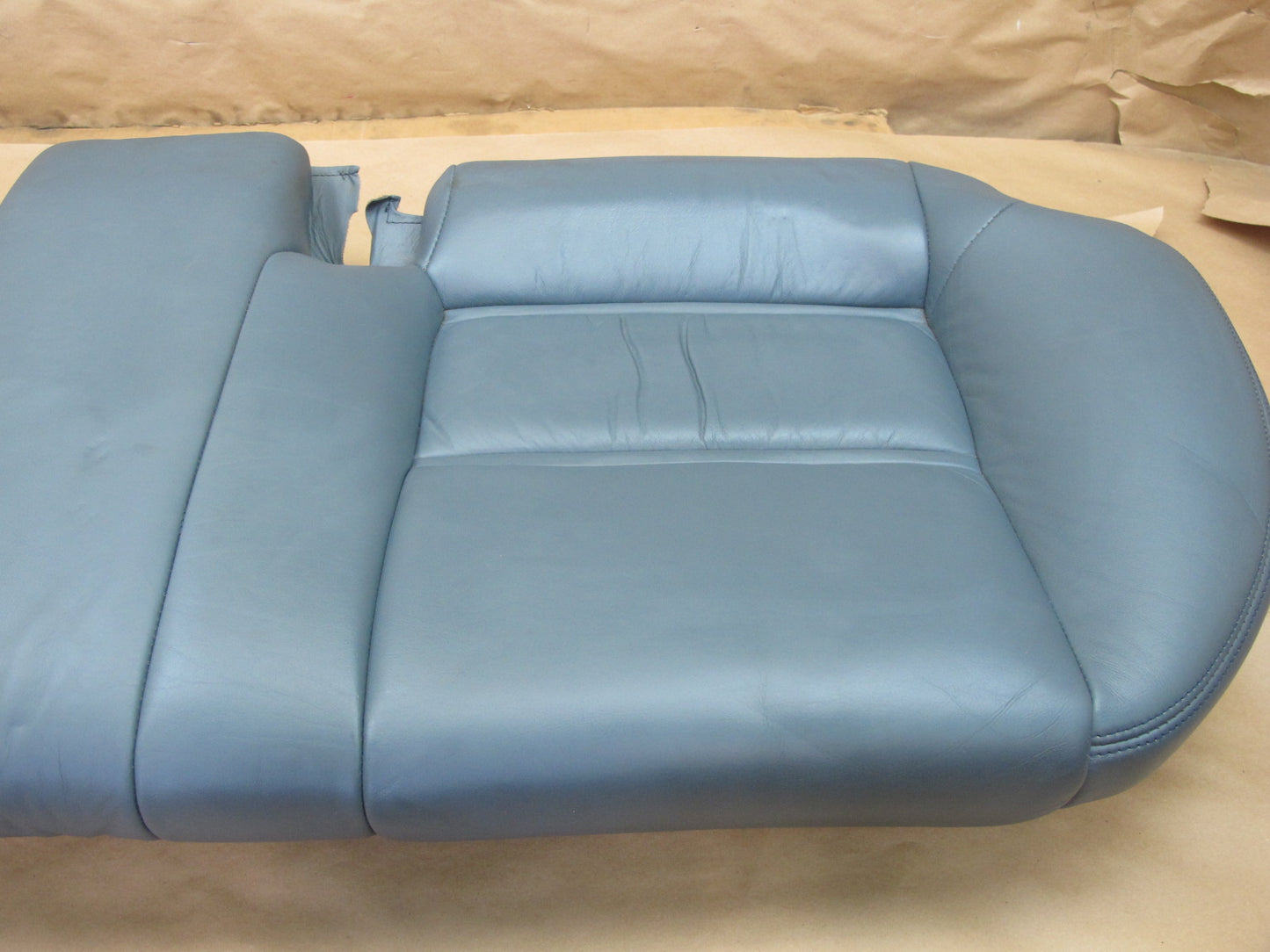 1992-1993 Lexus ES300 Rear Lower Seat Cushion Dark Blue Leather OEM