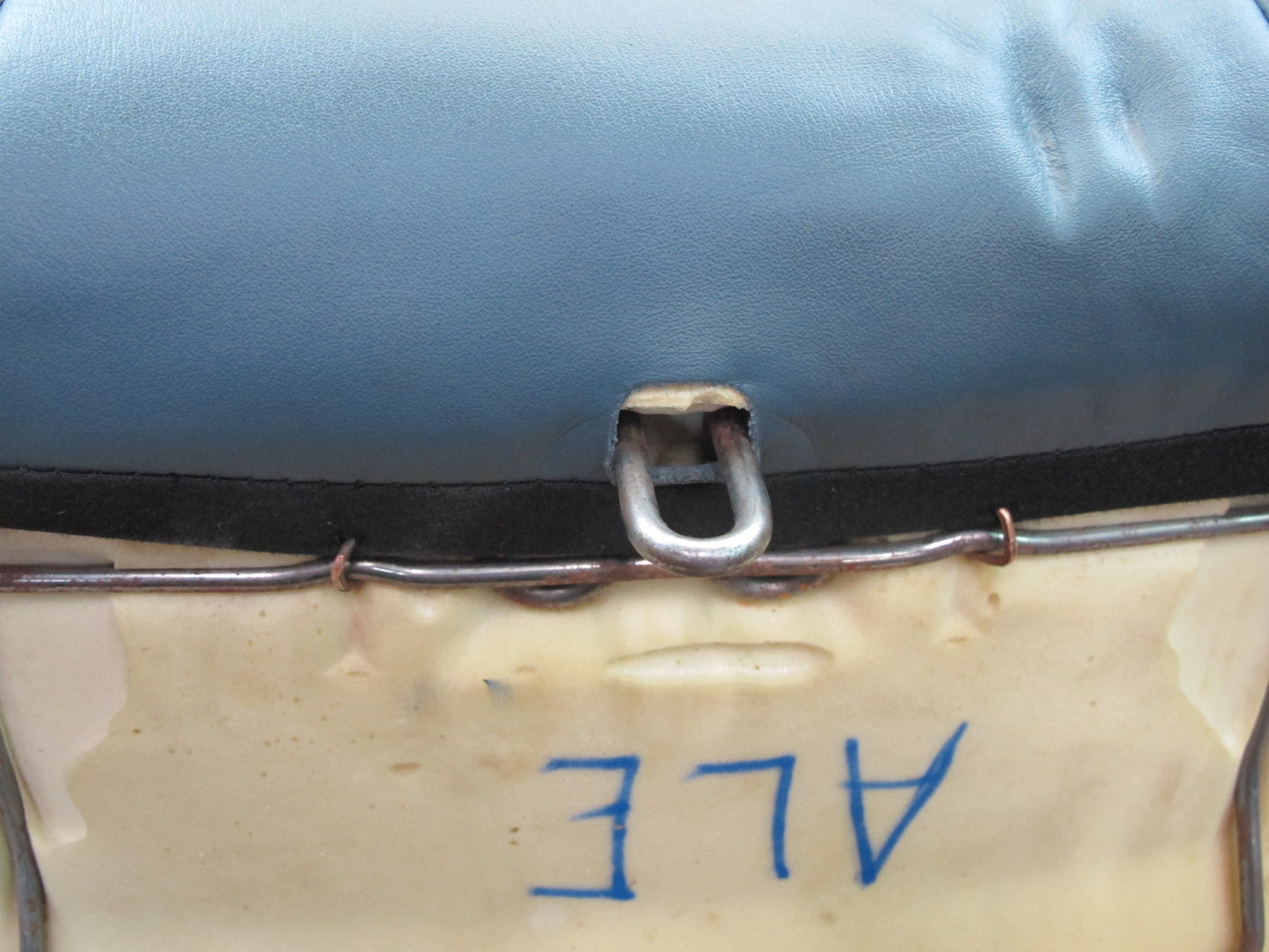 1992-1993 Lexus ES300 Rear Lower Seat Cushion Dark Blue Leather OEM