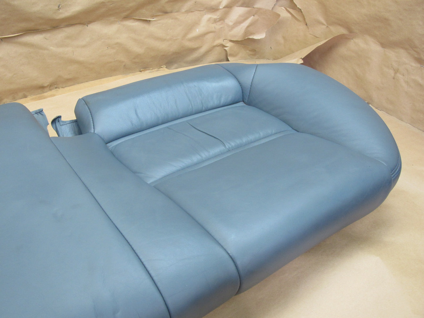 1992-1993 Lexus ES300 Rear Lower Seat Cushion Dark Blue Leather OEM
