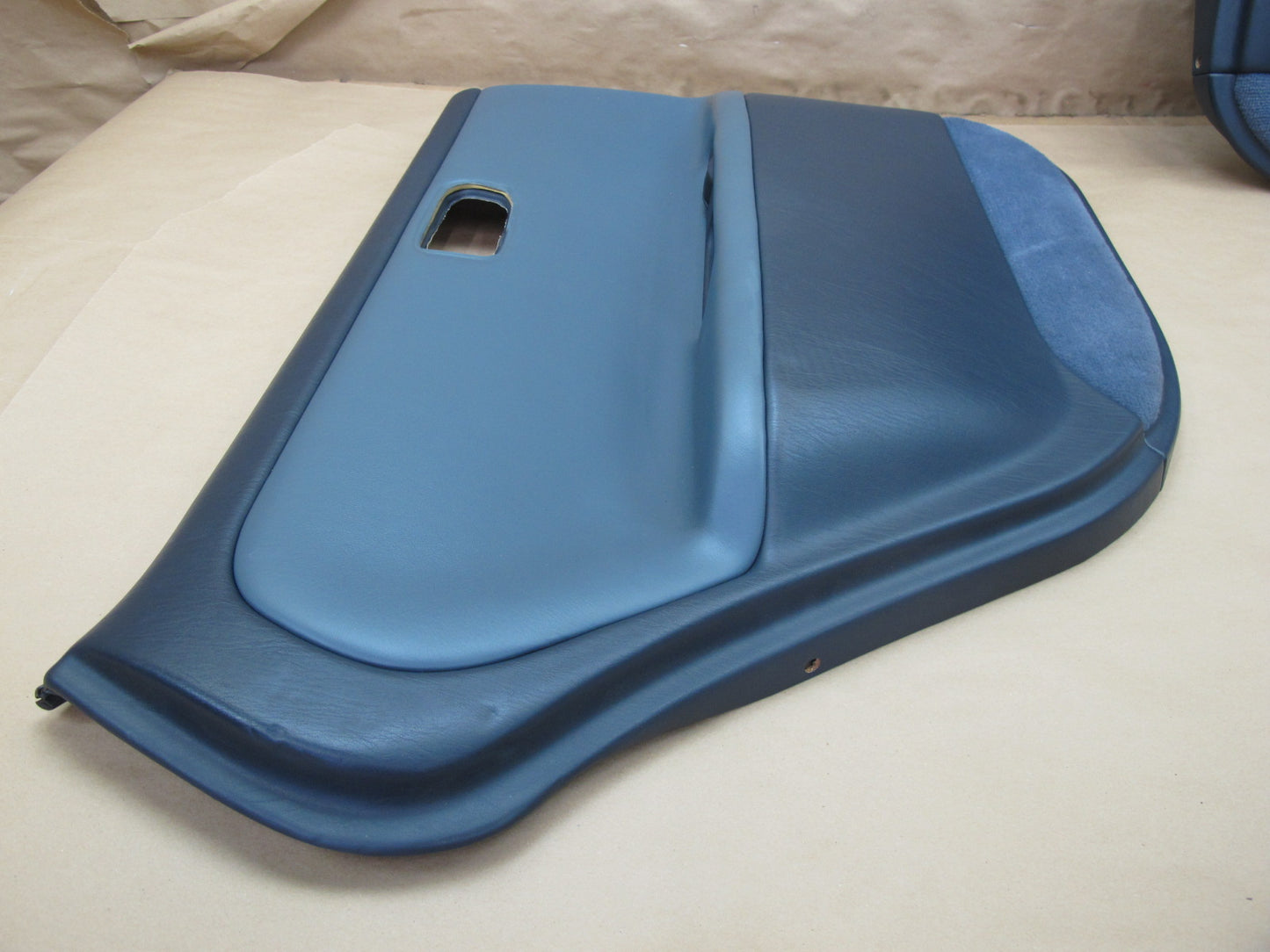 1992-1993 Lexus ES300 Rear Left & Right Interior Door Panel Dark Blue OEM