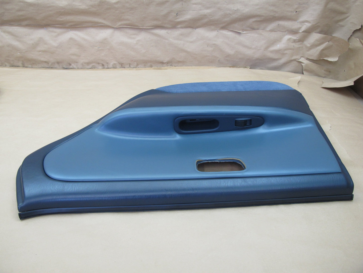 1992-1993 Lexus ES300 Rear Left & Right Interior Door Panel Dark Blue OEM
