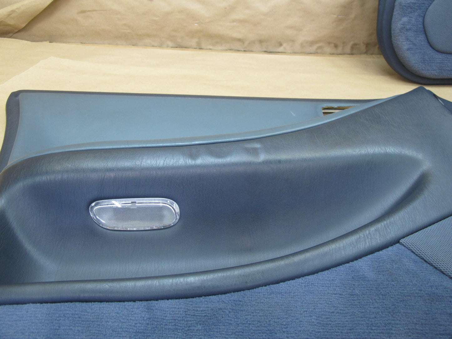 92-93 Lexus ES300 VCV10 Set of 2 Front Left & Right Interior Door Panel Blue OEM