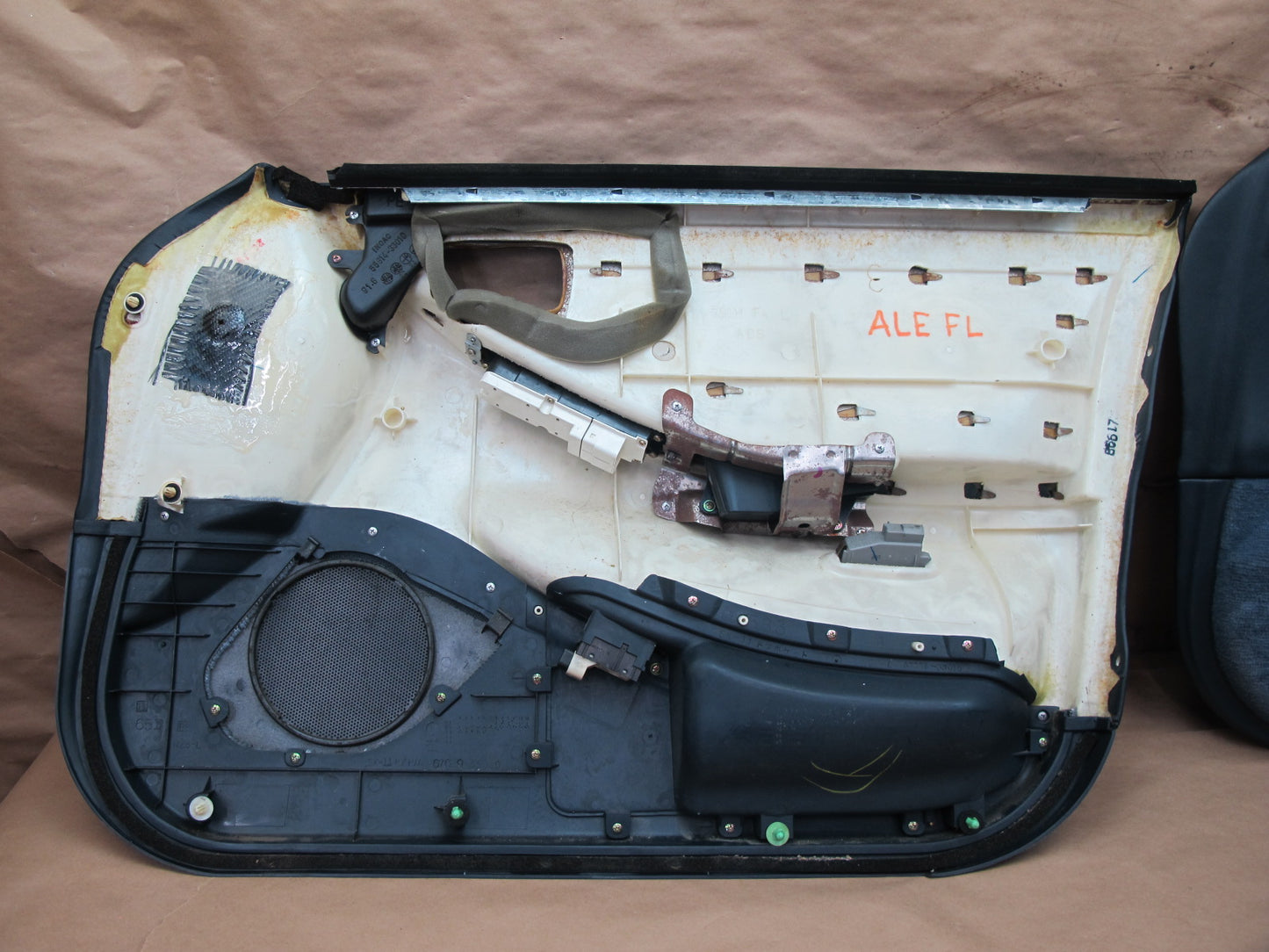 92-93 Lexus ES300 VCV10 Set of 2 Front Left & Right Interior Door Panel Blue OEM