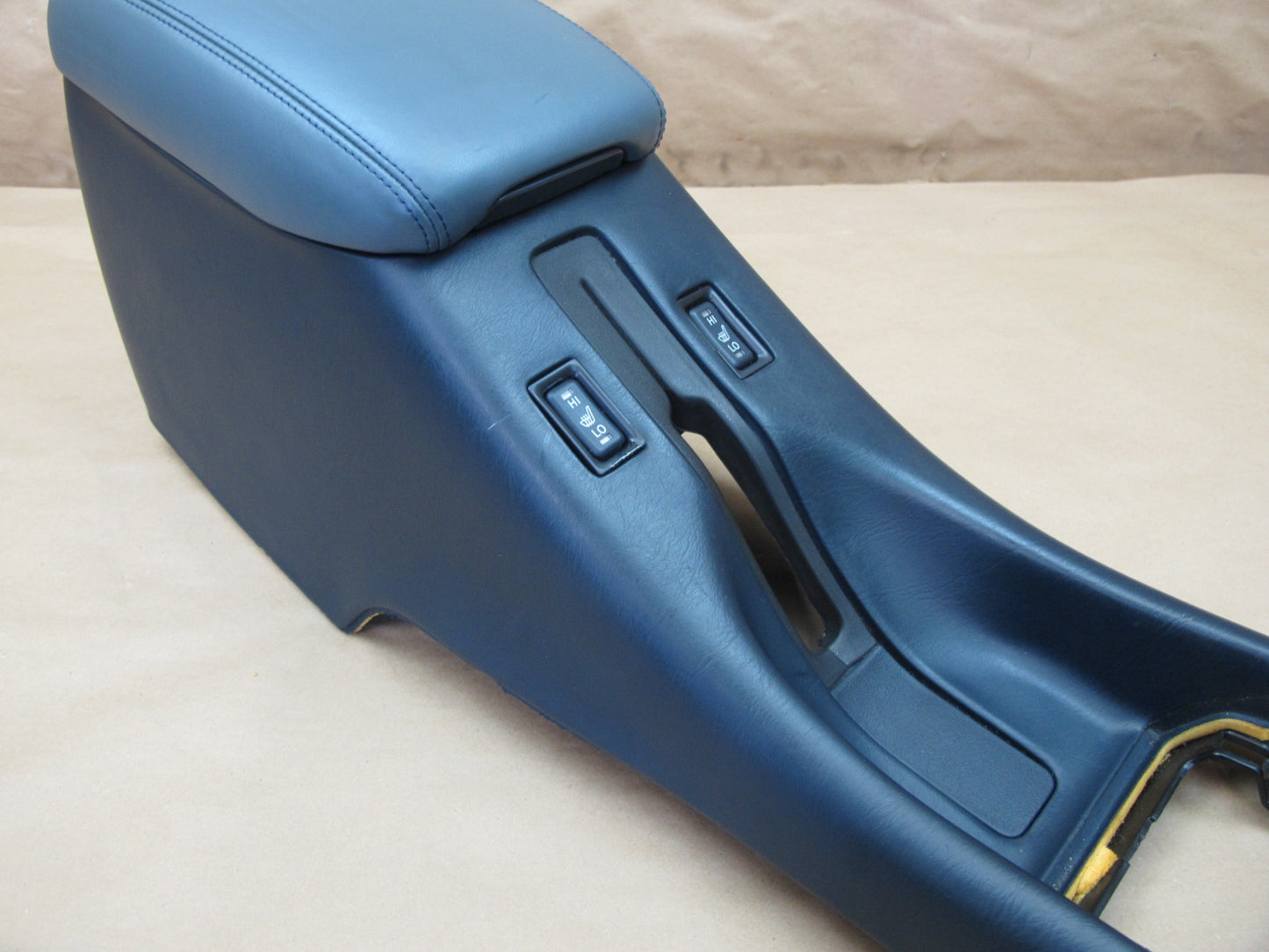 92-96 Lexus ES300 VCV10 Front Center Console Trim Panel w Armrest Blue OEM