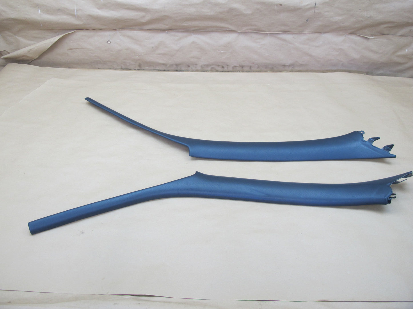 92-96 Lexus ES300 VCV10 Set of 2 Front Left & Right A Pillar Trim Cover Blue OEM