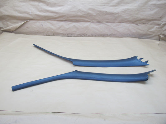 92-96 Lexus ES300 VCV10 Set of 2 Front Left & Right A Pillar Trim Cover Blue OEM