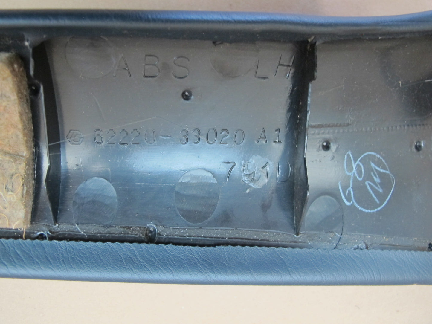 92-96 Lexus ES300 VCV10 Set of 2 Front Left & Right A Pillar Trim Cover Blue OEM