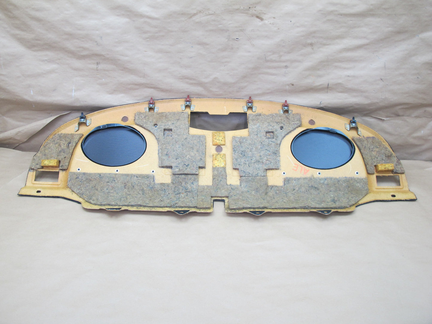 1992-1993 Lexus ES300 Rear Deck Speaker Cover Panel Trim Dark Blue OEM