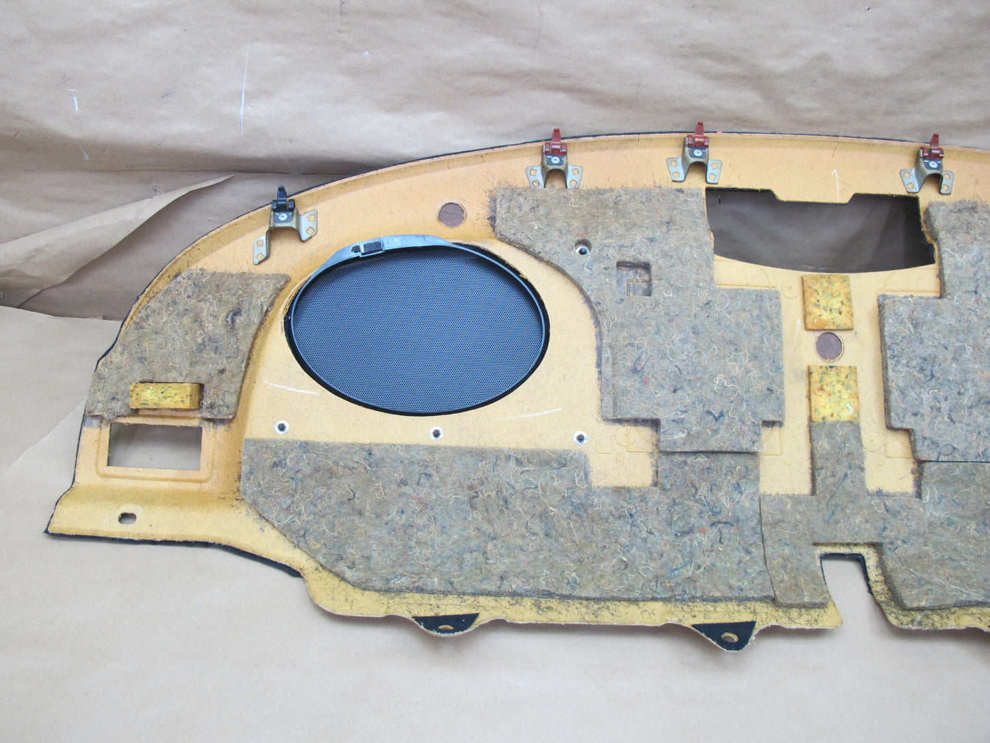 1992-1993 Lexus ES300 Rear Deck Speaker Cover Panel Trim Dark Blue OEM