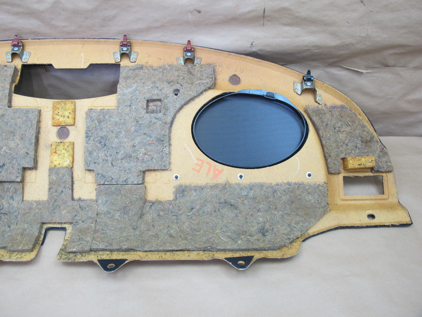 1992-1993 Lexus ES300 Rear Deck Speaker Cover Panel Trim Dark Blue OEM